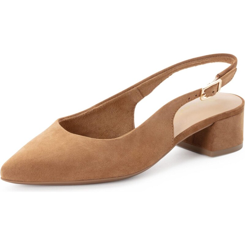 Tamaris Lodičky s otvorenou pätou koňaková 67802834