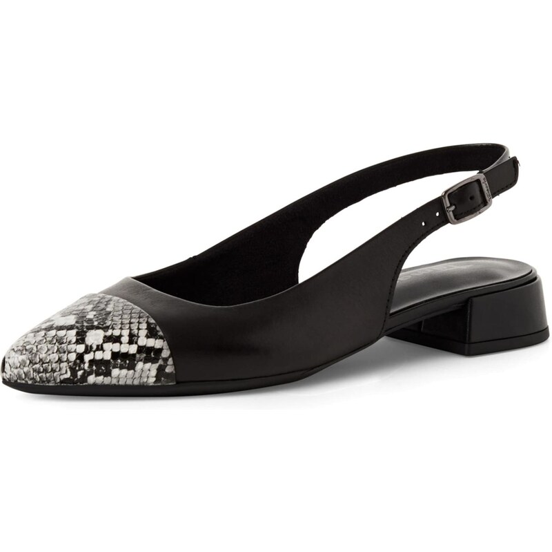 Tamaris Baleríny s ramienkom sivá / svetlosivá / čierna 67802837