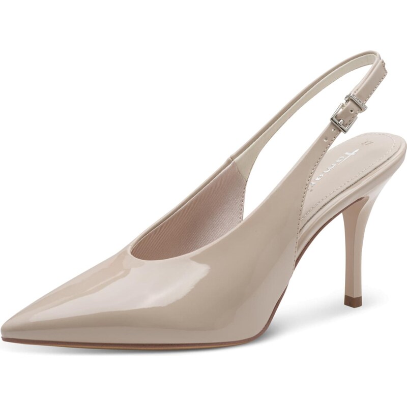 Tamaris Lodičky s otvorenou pätou krémová 67802849