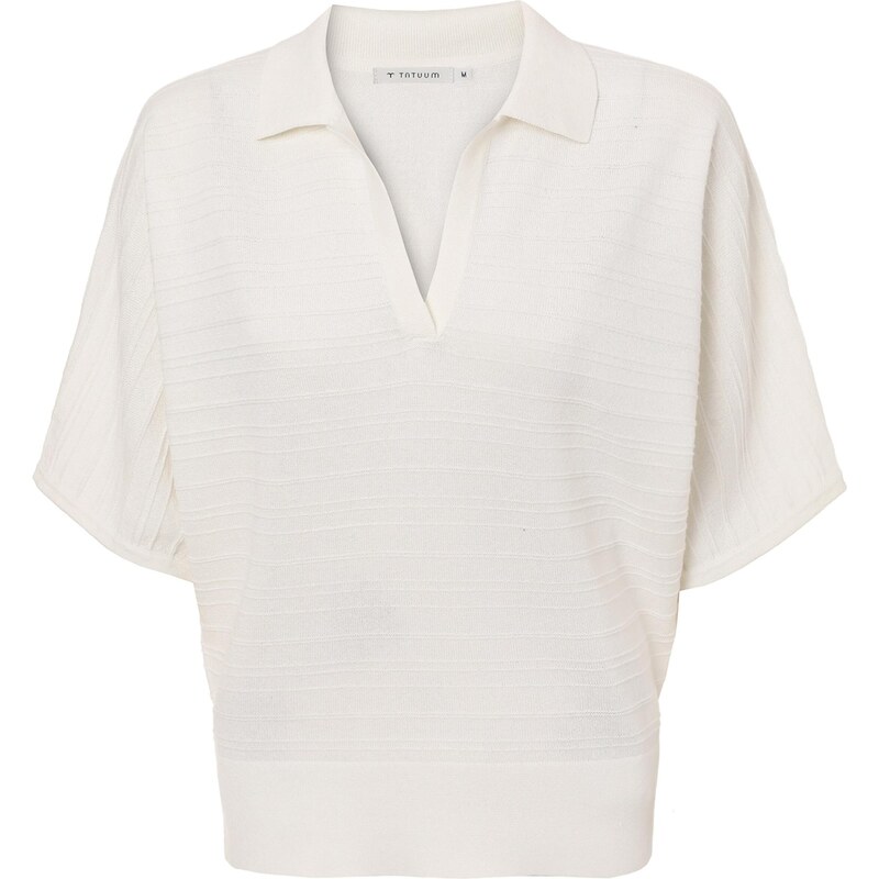 TATUUM Sveter šedobiela 67802901