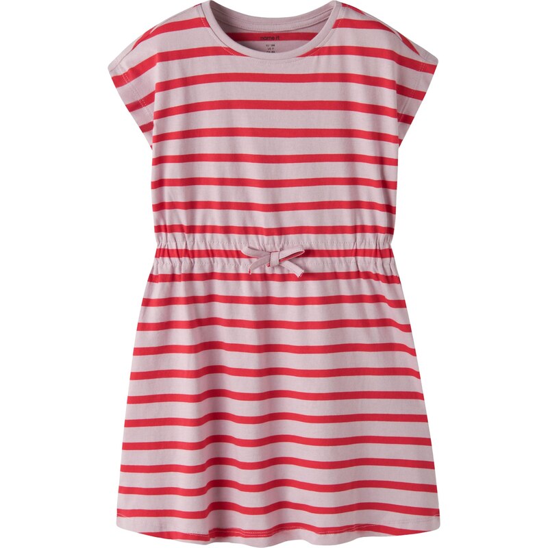 NAME IT Šaty NKFMIE svetlofialová / červená 67802989