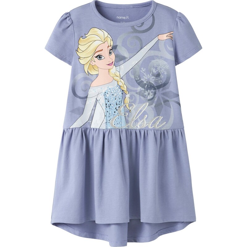 NAME IT Šaty NMFMOMSA FROZEN telová / pastelovo modrá / svetlofialová 67803003