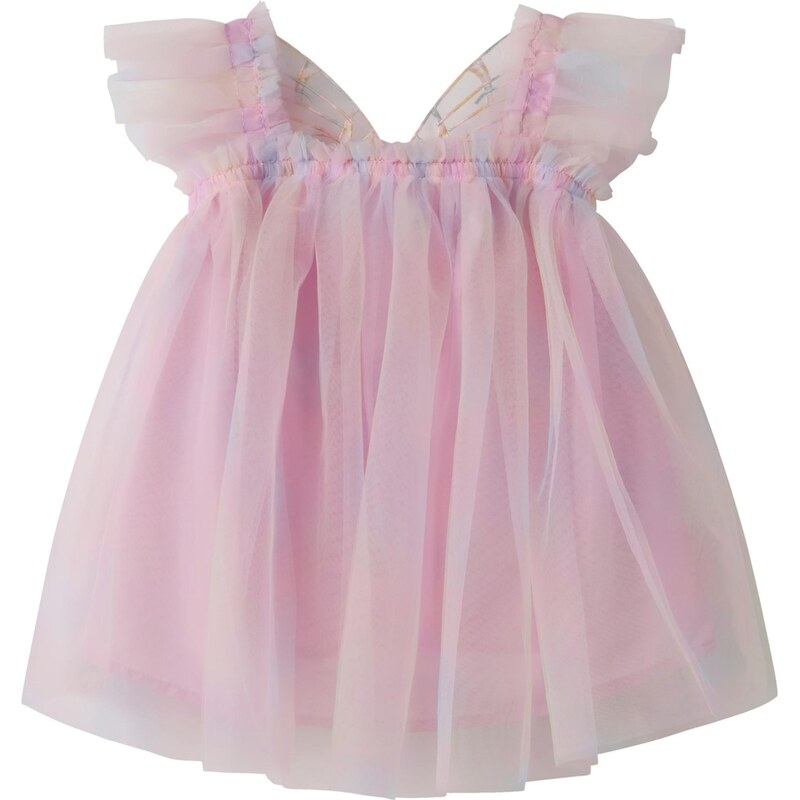 NAME IT Šaty NMFFARANSLE žltá / ružová 67803023