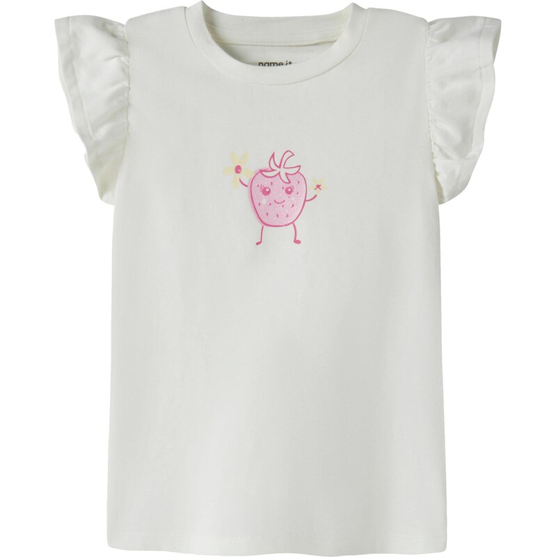 NAME IT Tričko NMFFLITTAZ svetložltá / ružová / biela 67803035