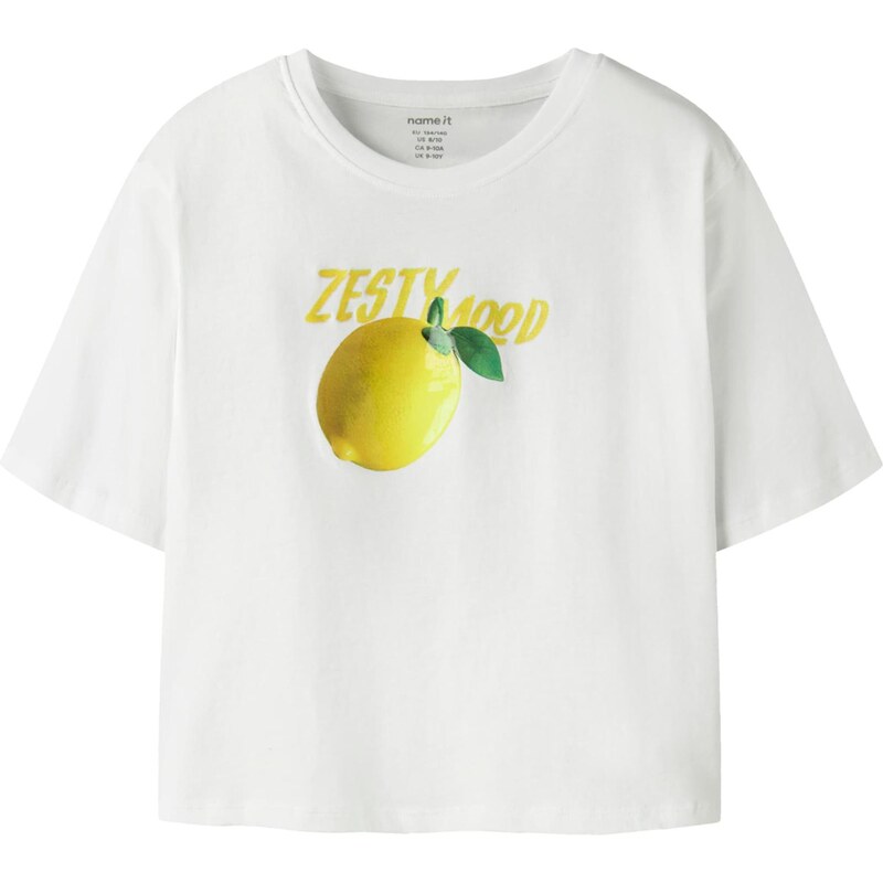 NAME IT Tričko NKFFARINAZ žltá / zelená / biela 67803022