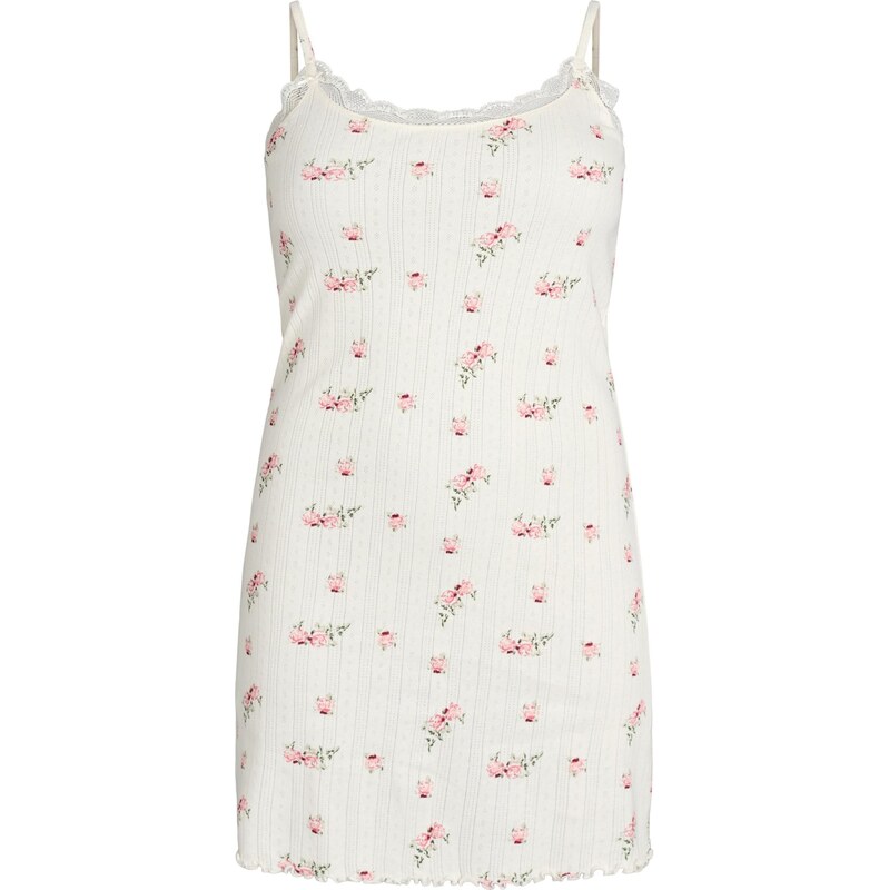 Zizzi Nočná košieľka Mpointy zelená / ružová / prírodná biela 67803137