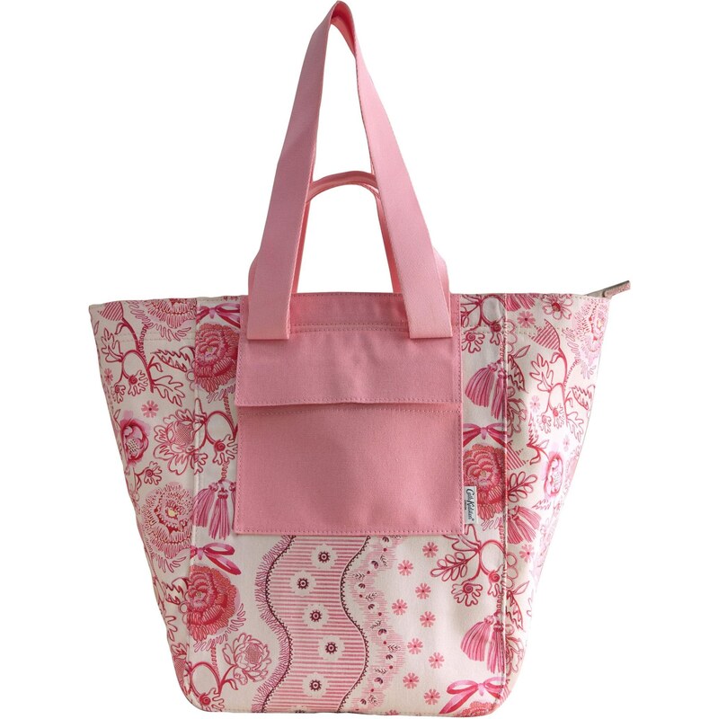 Cath Kidston Shopper svetloružová / červená / biela 67803184