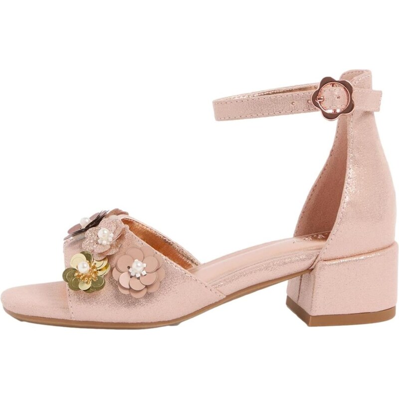 Lipsy Sandále zlatá / staroružová 67803196