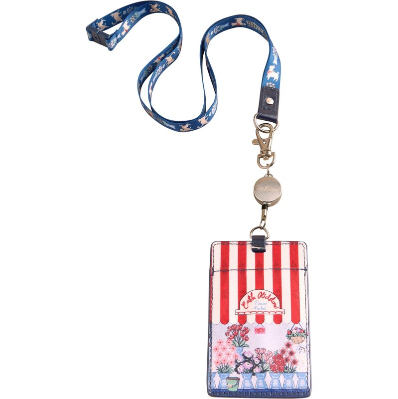 Cath Kidston Peňaženka kobaltovomodrá / melónová / biela 67803227