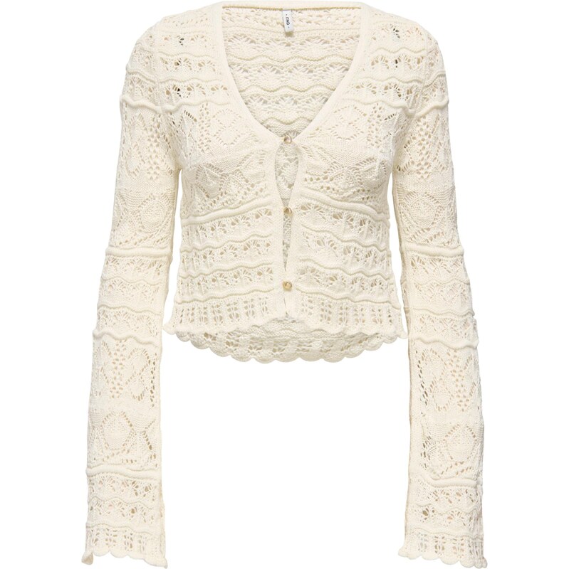 ONLY Kardigán ONLCOLETTE krémová 67803243