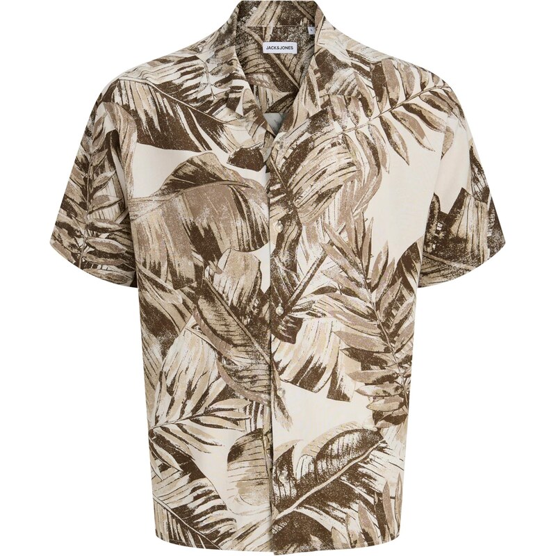 JACK & JONES Košeľa JJEJEFF antracitová / kamenná / svetlosivá 67803250