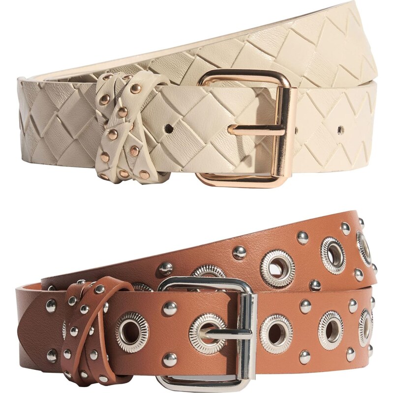 Lipsy Opasky krémová / hnedá 67803251