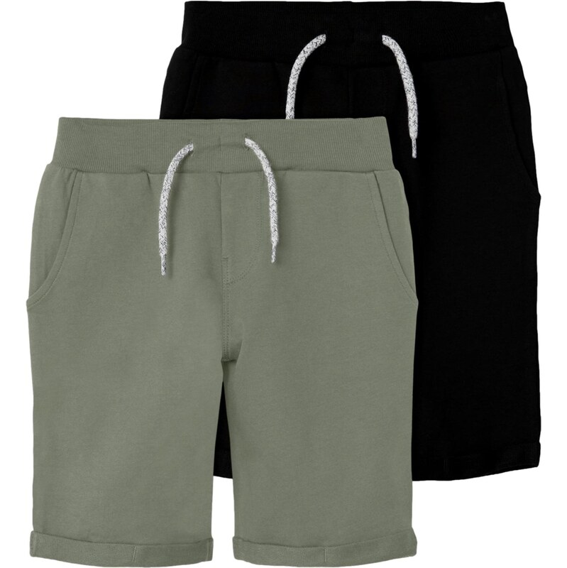 NAME IT Nohavice NKMVERMO kaki / čierna 67803256