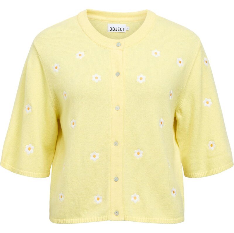 OBJECT Kardigán OBJTHESS karí / svetložltá / biela 67803340
