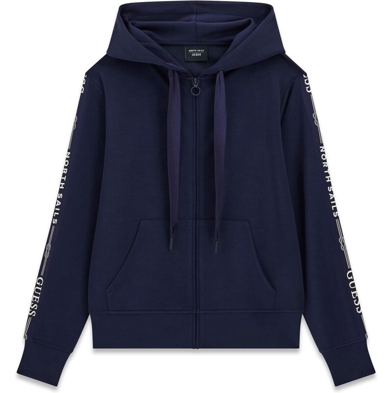GUESS Tepláková bunda tmavomodrá 67803396