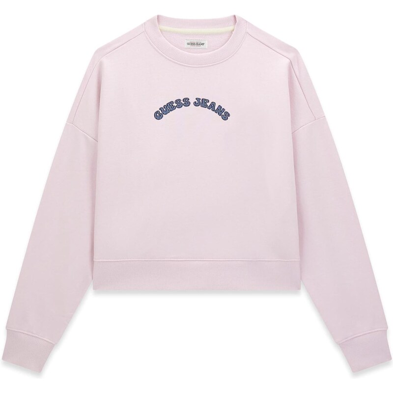 GUESS JEANS Mikina námornícka modrá / pastelovo fialová 67803384