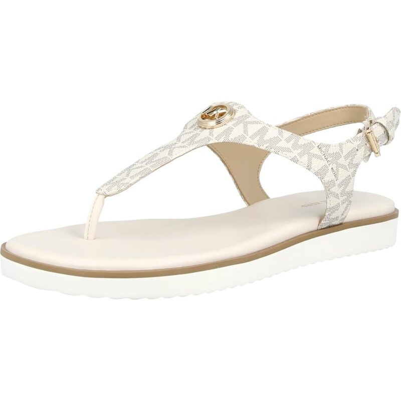 MICHAEL Michael Kors Žabky VAL krémová / tmavosivá 67803498