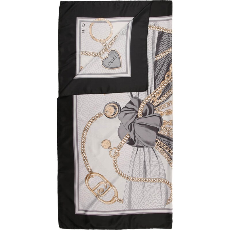 Liu Jo Šatka zlatá / sivá / čierna 67803557