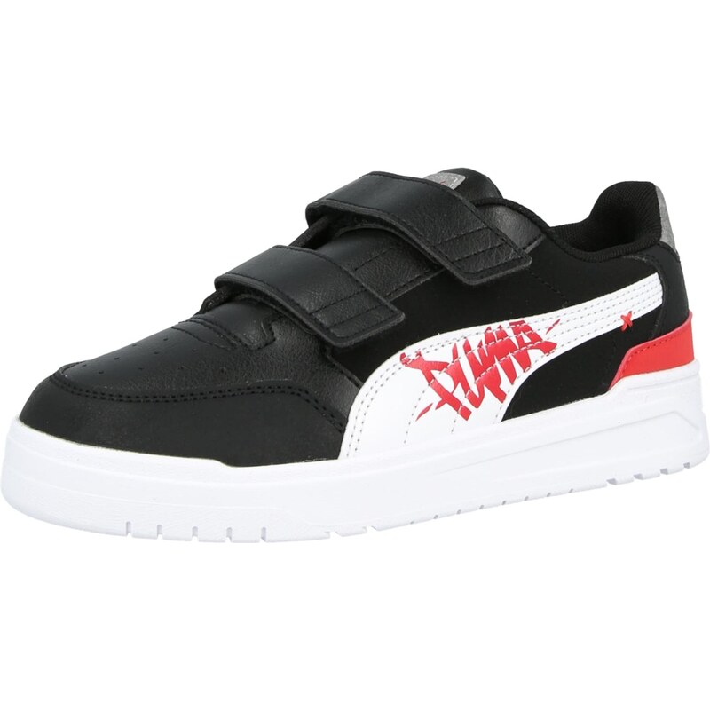 PUMA Tenisky Shuffle Downtown Lo Mid 90 červená / čierna / biela 67803549