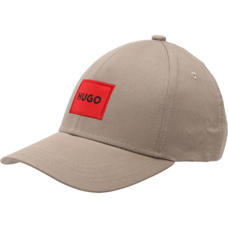 HUGO Čiapka svetlohnedá / červená / čierna 67803576