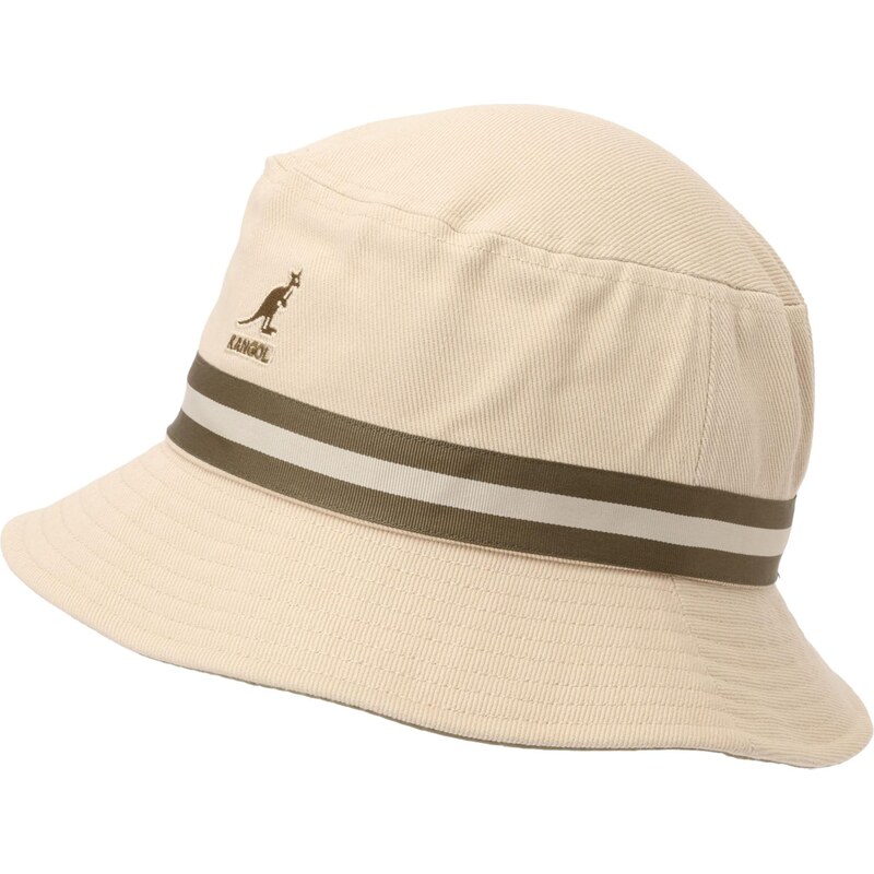KANGOL Klobúk Lahinch béžová / olivová 67803571