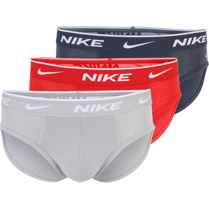 NIKE Underwear Nohavičky námornícka modrá / svetlosivá / červená / 67803645