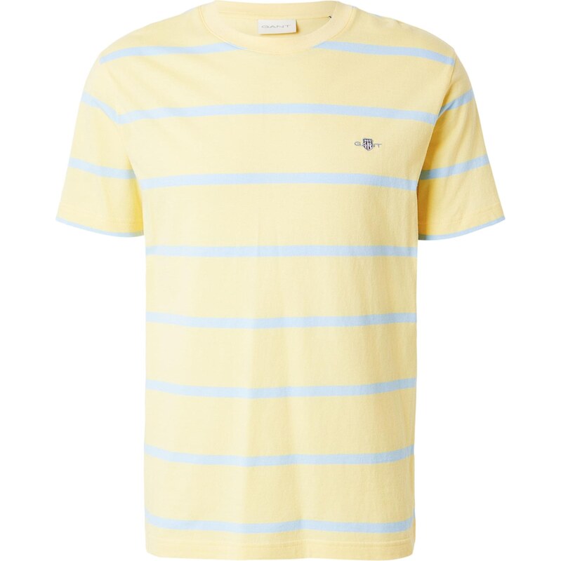 GANT Tričko svetlomodrá / pastelovo žltá 67803646