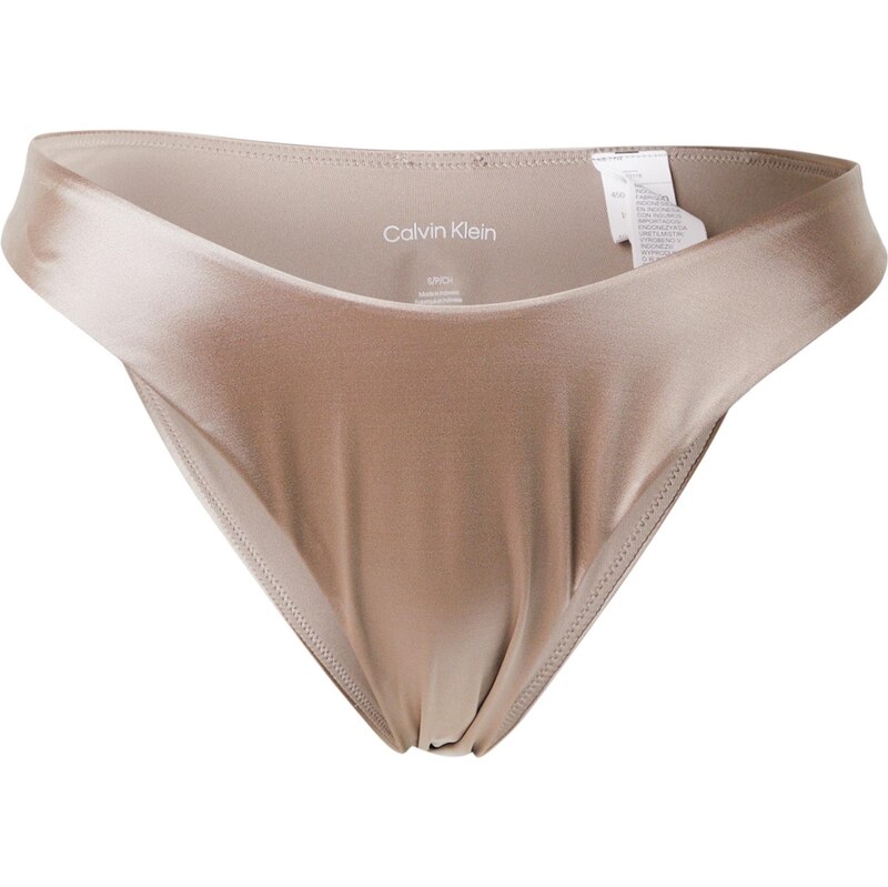 Calvin Klein Swimwear Bikinové nohavičky svetlohnedá 67803676