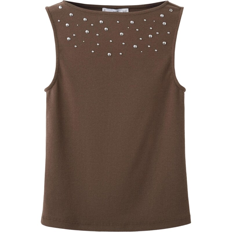 MANGO Top HEX hnedá 67803392
