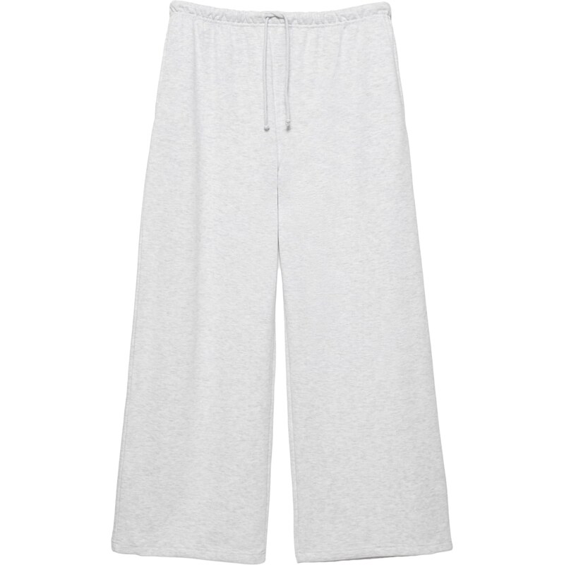 Pull&Bear Nohavice sivá melírovaná 67803457