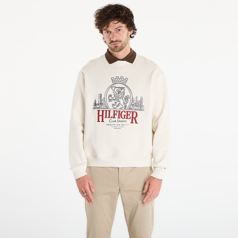Mikina Tommy Hilfiger Heritage Series Crest Sweatshirt Ivory Petal L 67805940