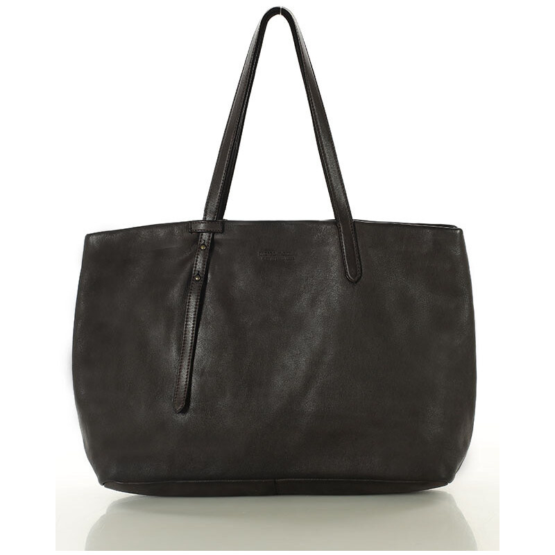 MARCO MAZZINI Dámska taška typu hobo, prírodná koža | cafe vp1d 67808178