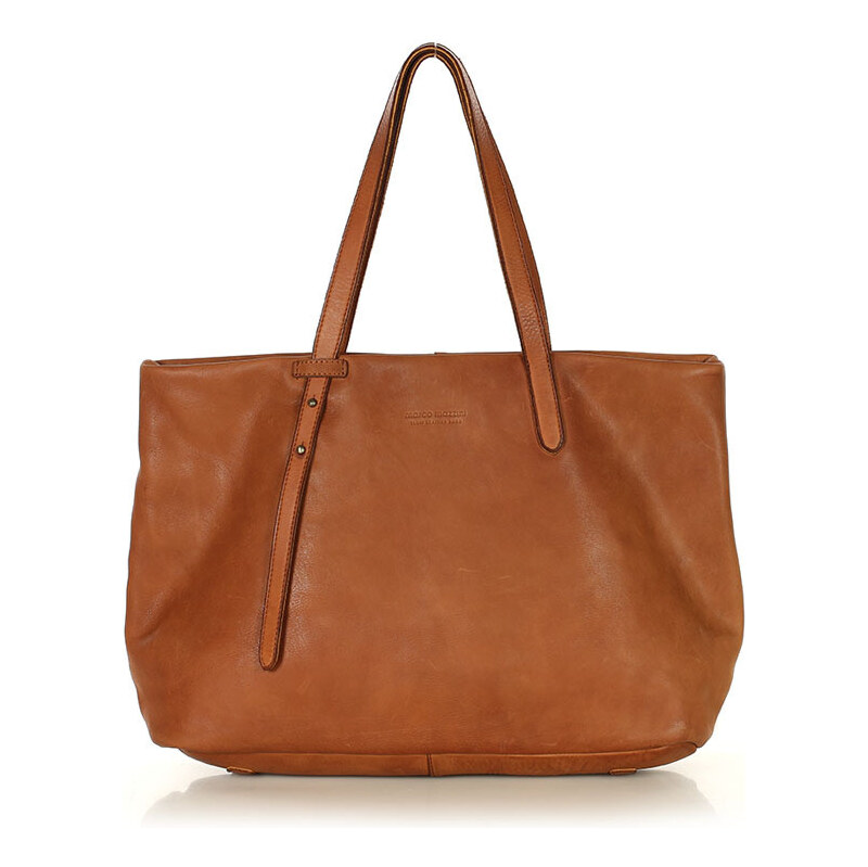 MARCO MAZZINI Dámska taška typu hobo, prírodná koža | camel vp1b 67808185