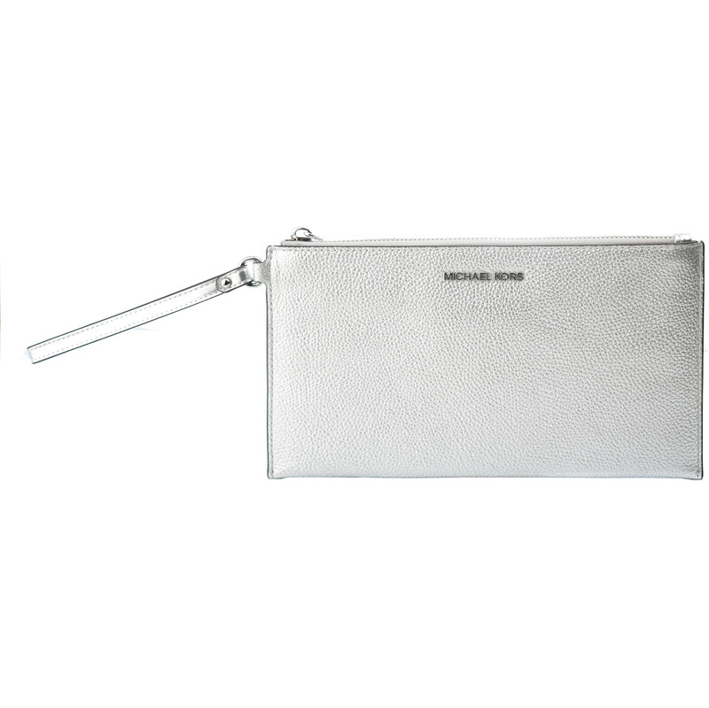 Michael Kors Dámska kožená listová kabelka 35F4STVW3L SILVER 67808343