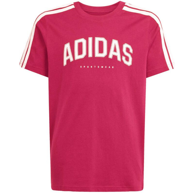 Detské tričko adidas Codes Collegiate Graphic Tee pink KA9764 67811437