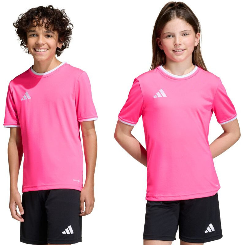 Detské tričko adidas Entrada 26 Jersey pink KE9846 67811953