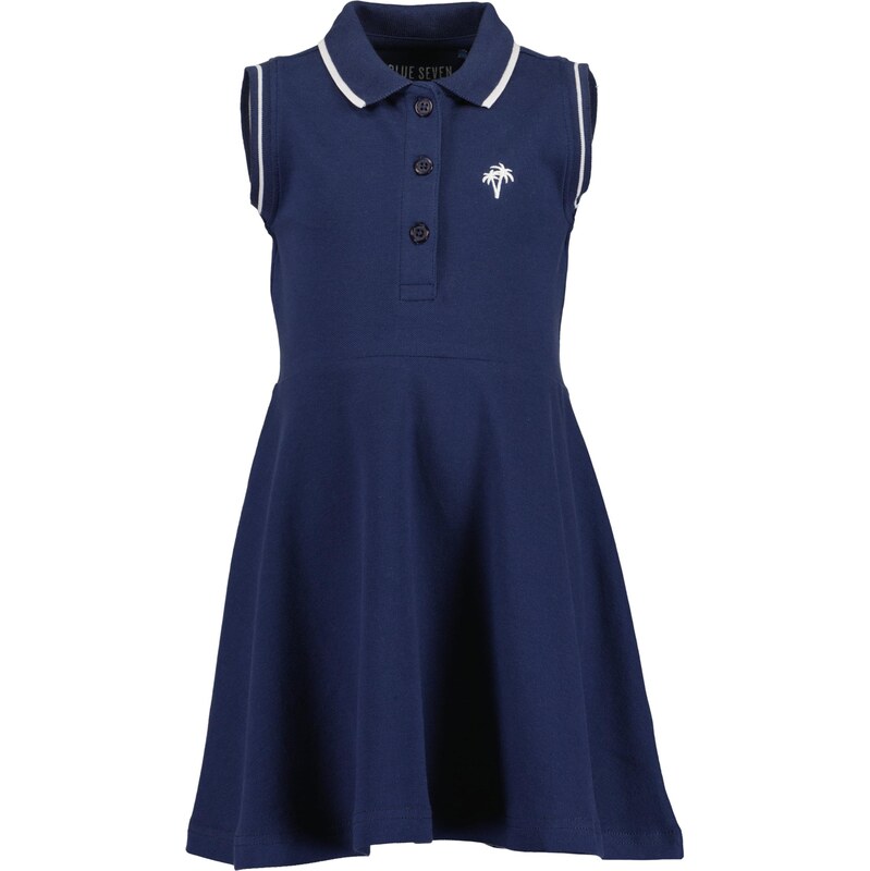 BLUE SEVEN Šaty tmavomodrá / biela 67820168