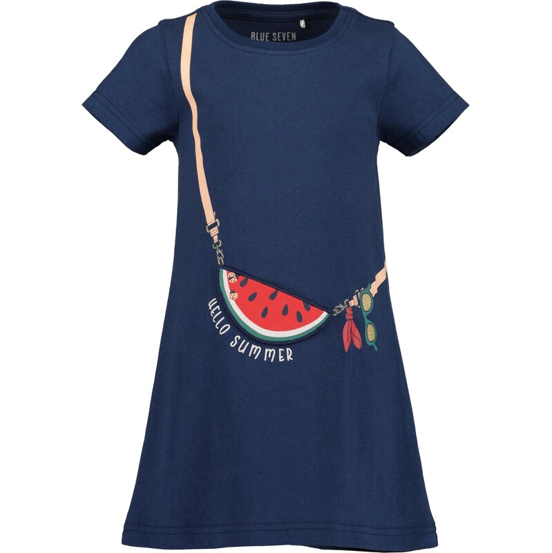 BLUE SEVEN Šaty námornícka modrá / smaragdová / červená / biela 67820177