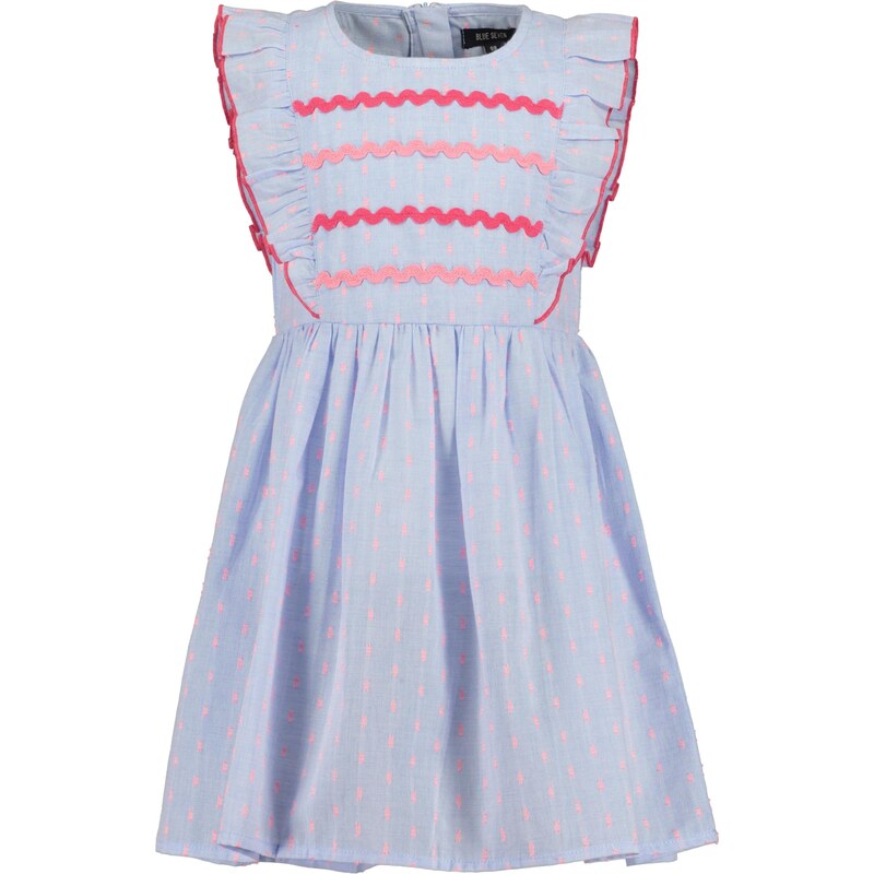 BLUE SEVEN Šaty svetlomodrá / pitaya / tmavoružová 67820180