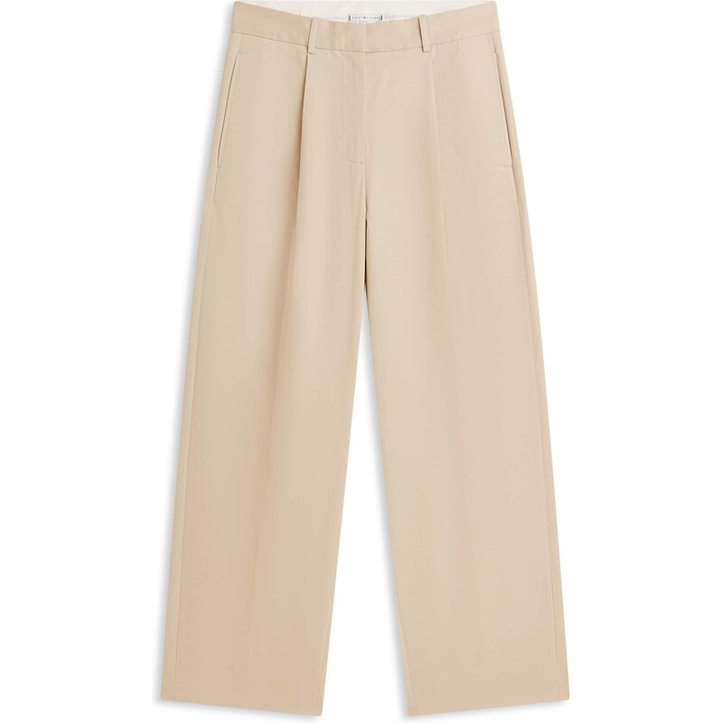 TOMMY HILFIGER Plisované nohavice béžová 67820303