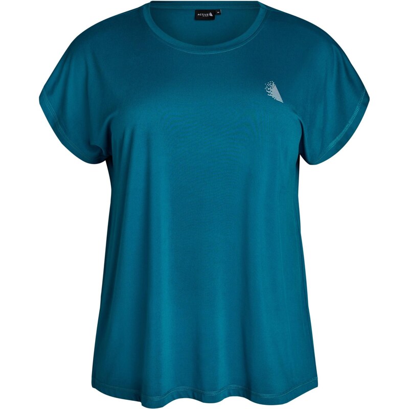 Zizzi Funkčné tričko ABASIC modrozelená 67820317