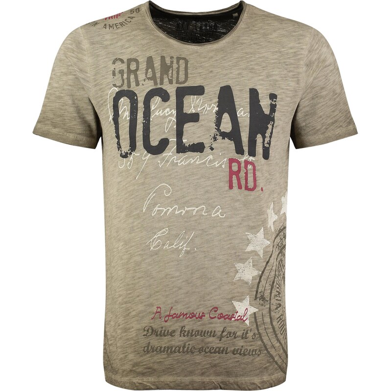 Key Largo Tričko KLOCEAN béžová melírovaná 67820319