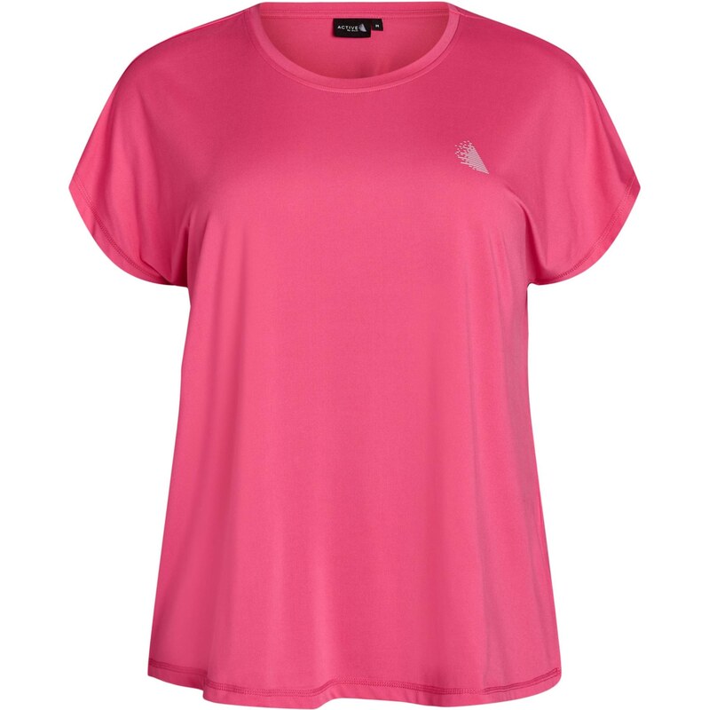 Zizzi Funkčné tričko ABASIC tmavoružová 67820314