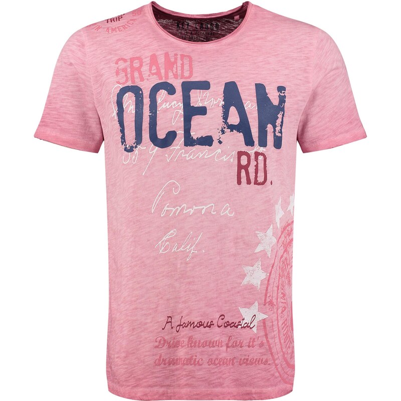 Key Largo Tričko KLOcean tmavomodrá / staroružová / tmavočervená / 67820321