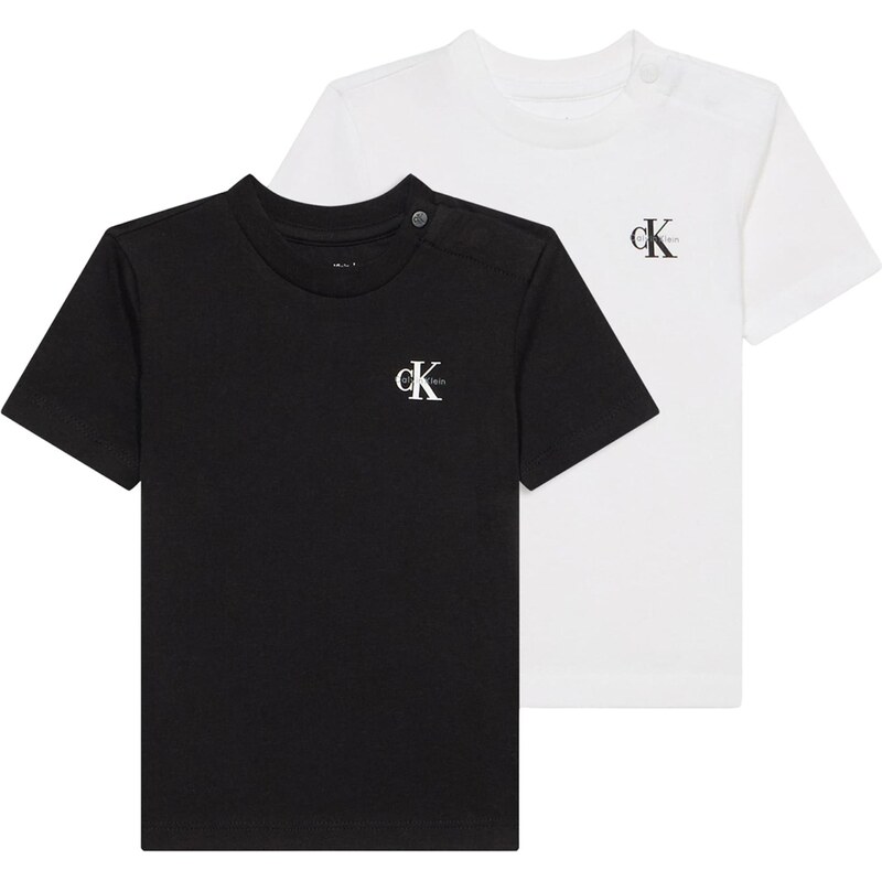 Calvin Klein Jeans Tričko čierna / biela 67820343