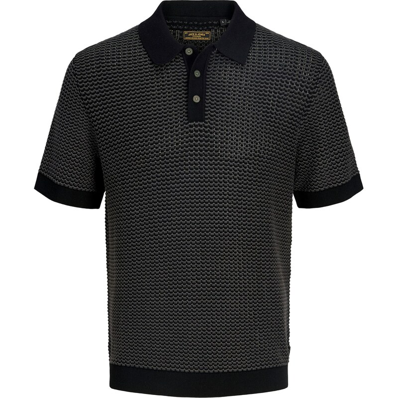 JACK & JONES Sveter JPRBLUKINGSLEY svetlosivá / čierna 67820365