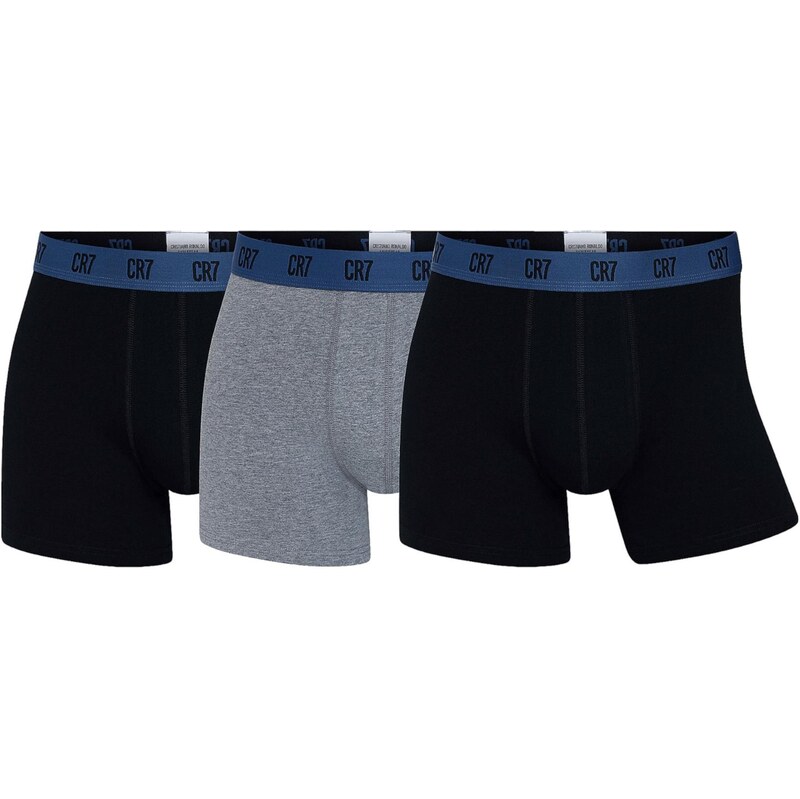 CR7 - Cristiano Ronaldo Boxerky námornícka modrá / sivá melírovaná / 67820144