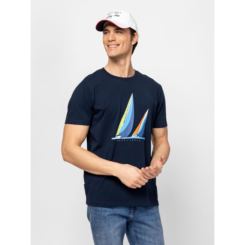 Heavytools Pánske Tričká s krátkym rukávom MUCRO 67820481