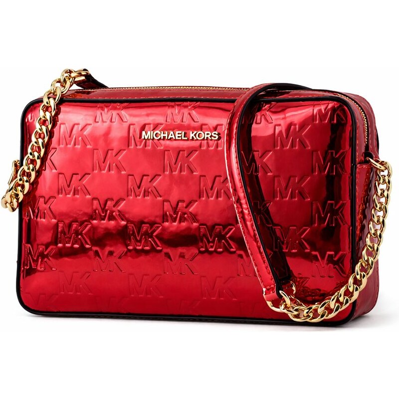 Elegantná Dámska Kabelka Michael Kors Jet Set 35F5GTTC9ICHE Červená 67876294