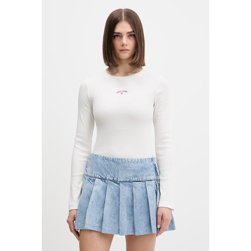 Guess Jeans dlhý rukáv dámsky bavlnený 67824173